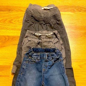 4 pcs pants size 2& 3T